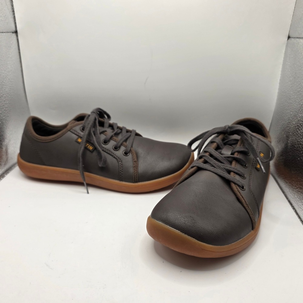 WHITIN Women Barefoot Sneakers Minimalist Walking Shoes Brown EU40 US 8.5-9